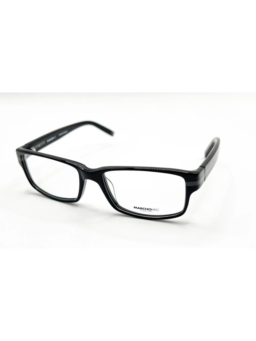 Marchon Nyc Mercer 001 Black Authentic Eyeglasses 50-16-130
